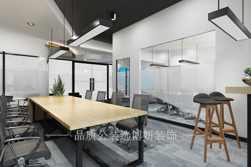 杭州现代化办公室装修效果图