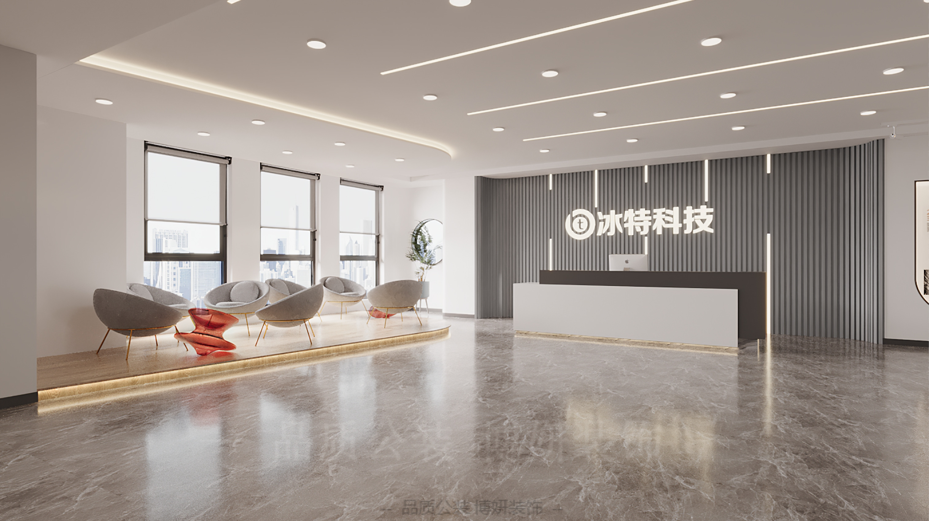 杭州开放式办公室设计装修案例赏析