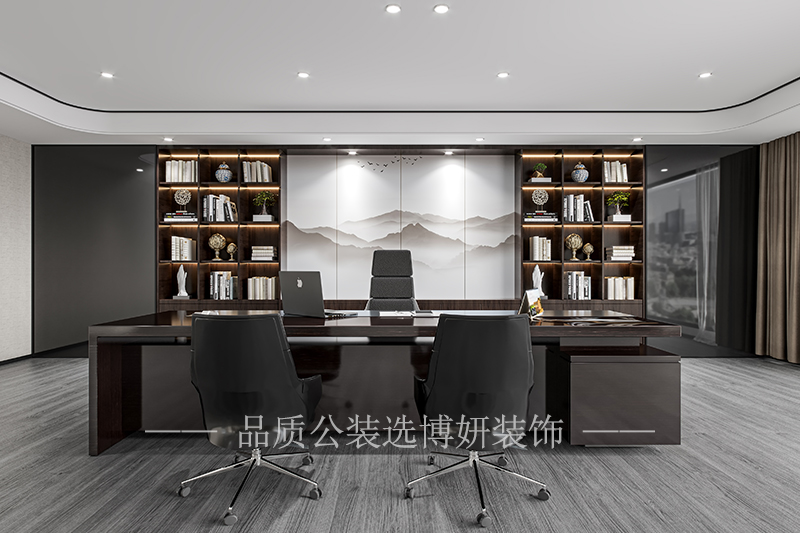 杭州新中式办公空间设计装修案例