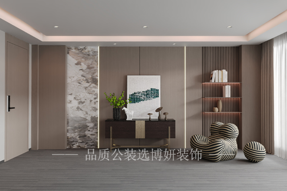 杭州高级轻奢风办公室装修设计方案